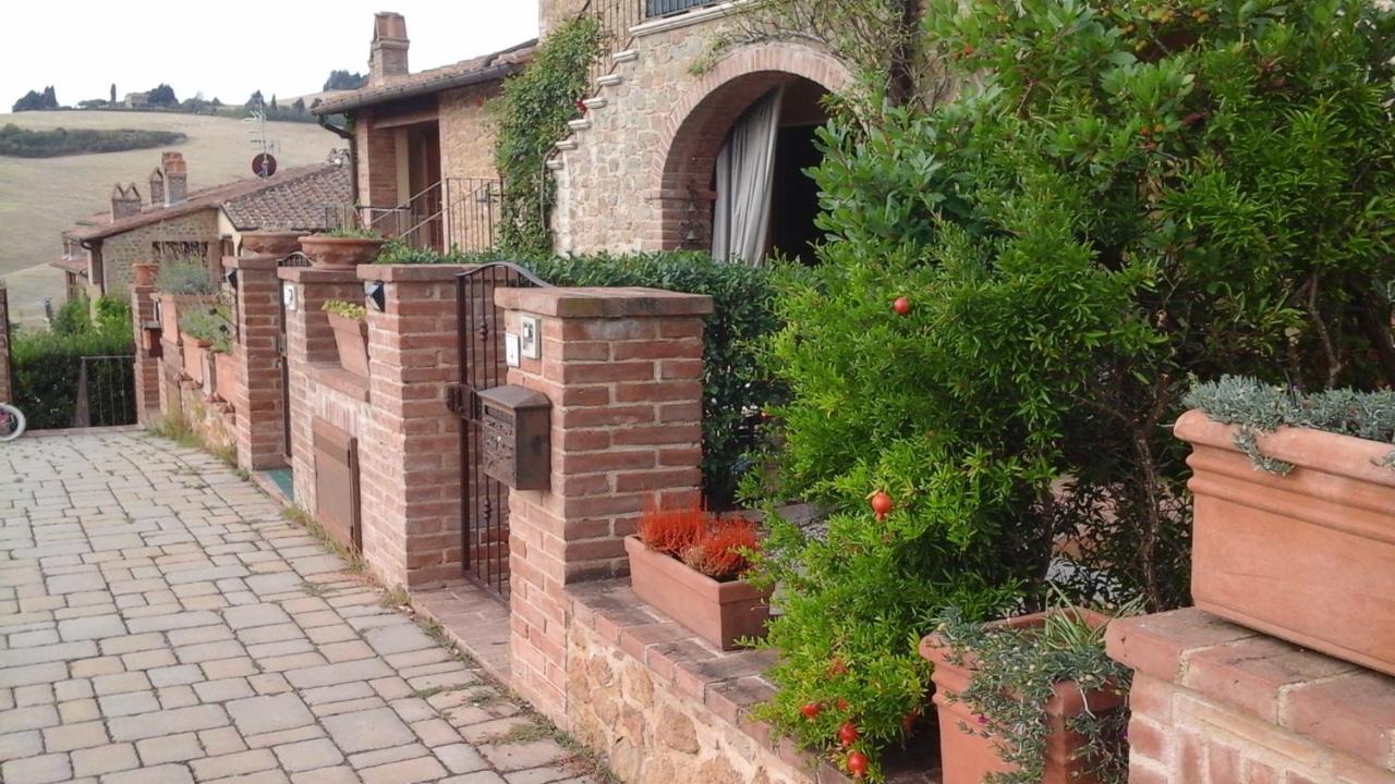 Appartamento Con Vista Panoramica Pienza Exteriör bild